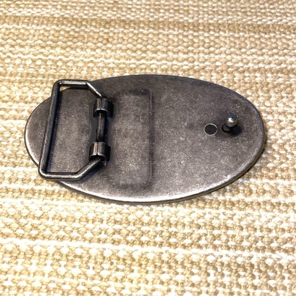 Vintage Oversized Circa Bronze Belt Buckle Raven Crow - Picture 3 of 3